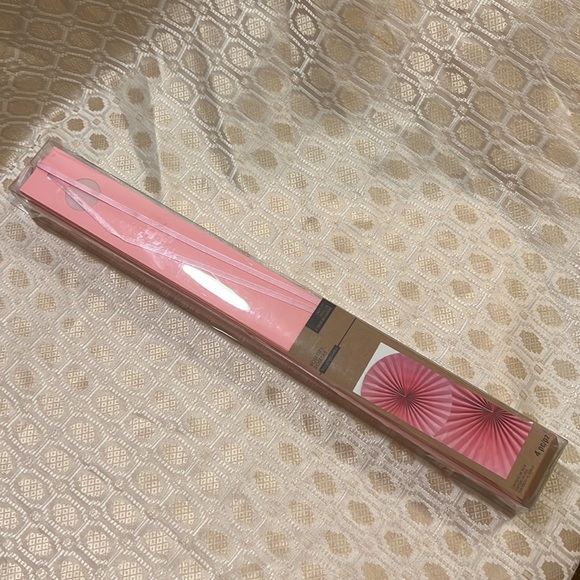 TWO Pink JUMBO Pinwheel Rosettes RECOLLECTIONS CRAFT IT 24” and 38” - Picture 2 of 6